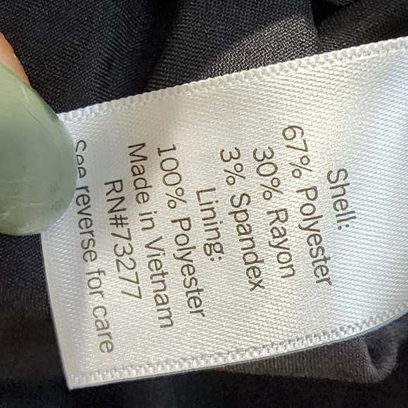 NINE WEST Black Taylored Mini Skirt with Stud Accents Plus Size XXL NWT - Picture 9 of 11